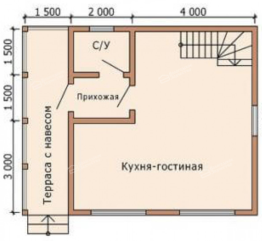 Каркасный дом VZ-868